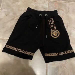 Versace Medusa Baby Toddler Stitched Athletic Shorts SZ 5